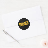 Sticker Rond Département de police (Enveloppe)