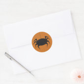 Sticker Rond Déplaisant Halloween Spider Black (Enveloppe)