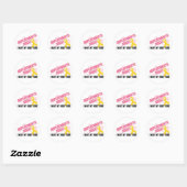 Sticker Rond Déploiements nuls (Feuille)