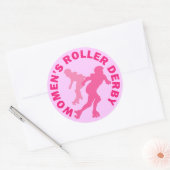 Sticker Rond Derby à rouleaux pour femmes (Enveloppe)
