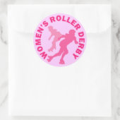 Sticker Rond Derby à rouleaux pour femmes (Sac)