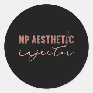 Sticker Rond Derm Nurse PA NP Esthétique Injector botox