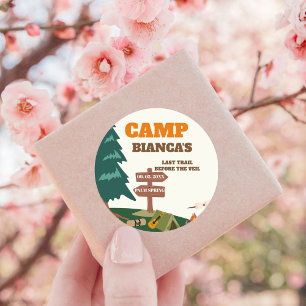 Sticker Rond Dernier Sentier Avant Le Camp Veil Bachelorette