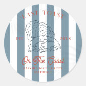 Sticker Rond Dernier toast sur la Bachelorette Côte (Devant)