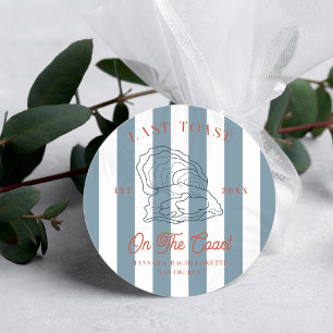 Sticker Rond Dernière Toast sur la Côte Enterrement de Vie de J