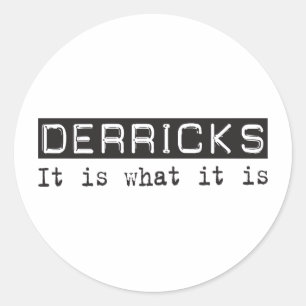 Sticker Rond Derrick C'Est