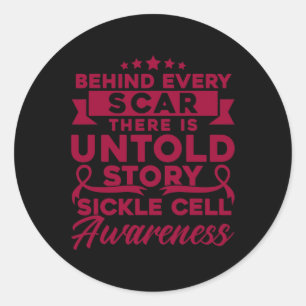 Sticker Rond Derrière chaque saucille de voiture Sensibilisatio