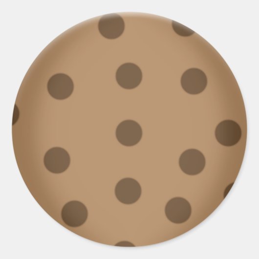 Sticker Rond Des cookies, partout ! (Devant)