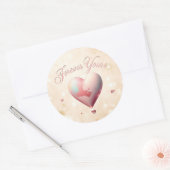 Sticker Rond "Des cordes infinies" (Enveloppe)
