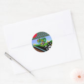 Sticker Rond DES CRÉATIFS DE SOLEIL ! Tablier (Enveloppe)