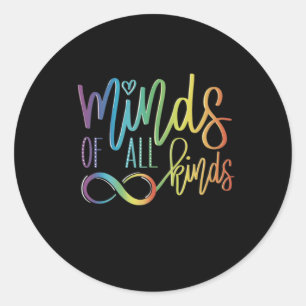Sticker Rond Des Esprits De Toutes Sortes