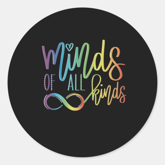 Sticker Rond Des Esprits De Toutes Sortes (Devant)
