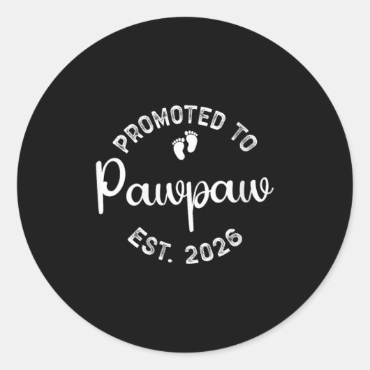 Sticker Rond Des Femmes Promues À Pawpaw Est. Arg Pour La Premi (Devant)