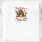 Sticker Rond Des fenêtres aux murs (Sac)