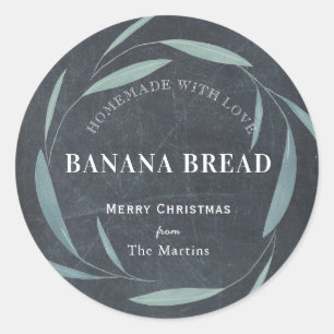 Sticker Rond Des gâteaux faits maison Des Vacances En Pont Ver