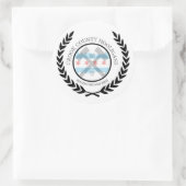 Sticker rond des hooligans du comté de Crook (Sac)