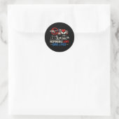 Sticker Rond Des lois responsables sauvent des vies (Sac)
