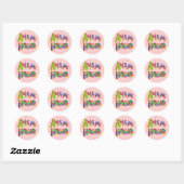 Sticker Rond Des T-shirts et cadeaux superbes Nana (Feuille)