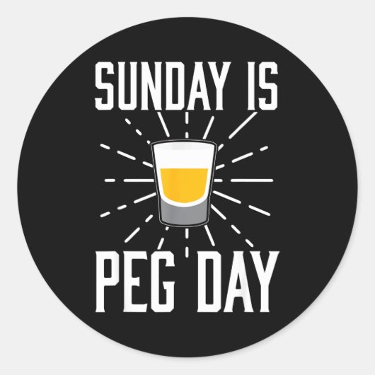 Sticker Rond Desi Punjabi Funny Peg Day Sikh Quote Gift  (Devant)