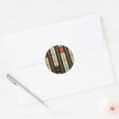 Sticker Rond Design africain #6 @ Stylnic (Enveloppe)