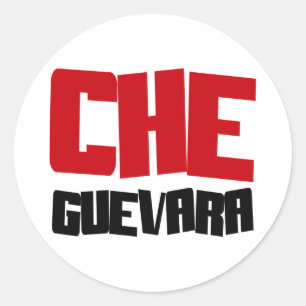 Sticker Rond Design Che Guevara