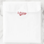 Sticker Rond Design classique de Setake Ohio (Sac)