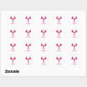 Sticker Rond design des stimulateurs phoenix (Feuille)
