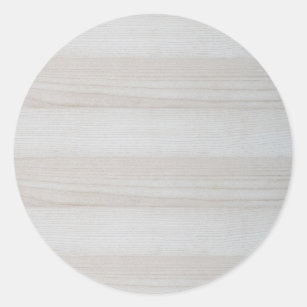Sticker Rond Design élégant Nature Blank Wood Modèle tendance