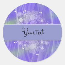 Design floral lilas romantique