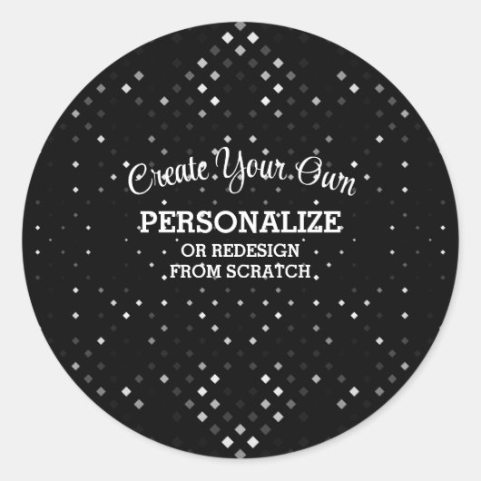 Sticker Rond Design From Scratch - (Devant)