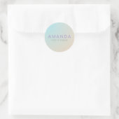 Sticker Rond Design moderne dans un style minimaliste (Sac)