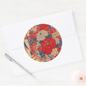Sticker Rond Design traditionnel japonais (Enveloppe)