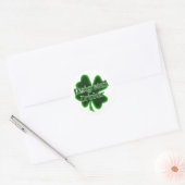 Sticker Rond Designated Drinker St. Patrick's Day (Enveloppe)