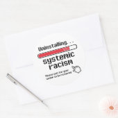 Sticker Rond Désinstaller le racisme systémique (Enveloppe)