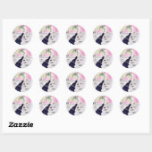 Sticker Rond Desiree01 (Feuille)