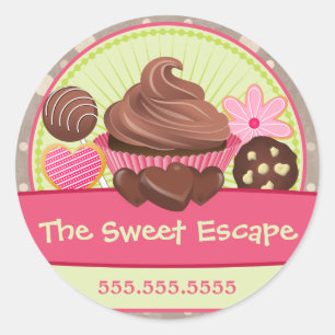 Sticker Rond Desserts doux
