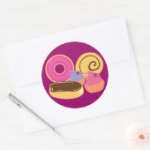 Sticker Rond Desserts tellement doux (Enveloppe)