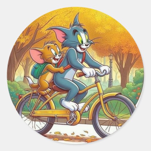 Sticker Rond Dessin animé Anima  (Devant)