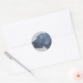 Sticker Rond Dessin de Doggenkopf (Enveloppe)
