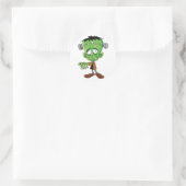 Sticker Rond dessin de frankenstein (Sac)