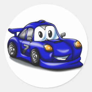 Sticker Rond Dessin de Funny Sport sur la voiture  Choisir la c