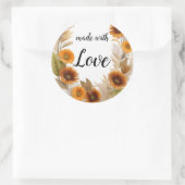 Sticker Rond Dessin de l'aquarelle (Sac)