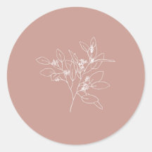 dessin de ligne eucalyptus