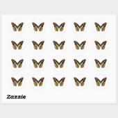 Sticker Rond Dessin de papillon Swallowtail (Feuille)