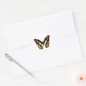 Sticker Rond Dessin de papillon Swallowtail (Enveloppe)
