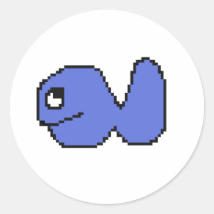 Sticker Rond dessin de poisson