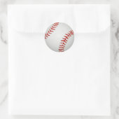 Sticker Rond Dessin Dessiné Baseball Américain (Sac)