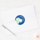 Sticker Rond dessin Great Dane (Enveloppe)