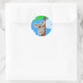 Sticker Rond Dessin Koala (Sac)