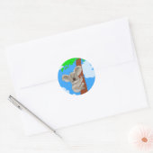 Sticker Rond Dessin Koala (Enveloppe)
